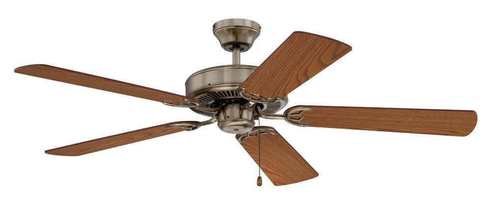Builder's Choice 52 in. Antique Brass Ceiling Fan